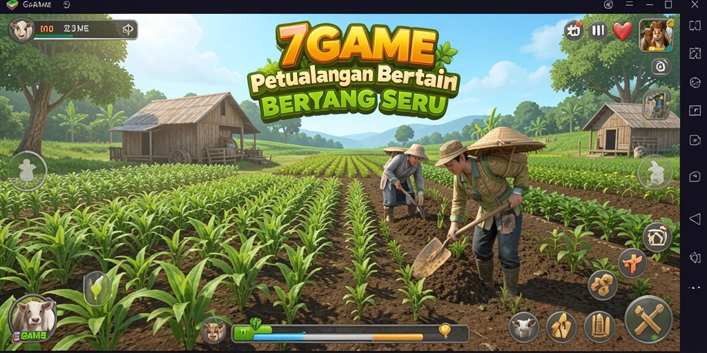 Gameplay seru dan kreatif dalam bertani di <strong>7GAME</strong>.