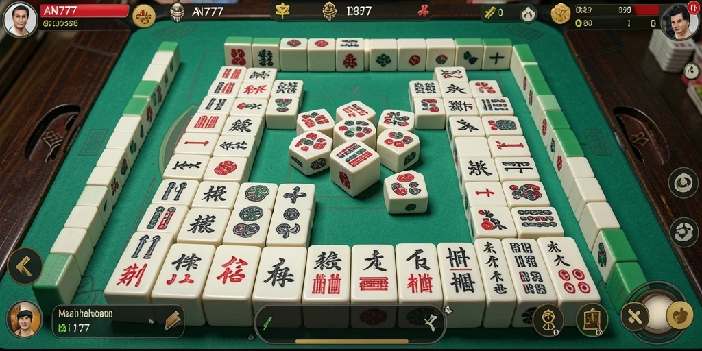 Gameplay AN777 dengan grafis Mahjong yang menawan dan menantang.