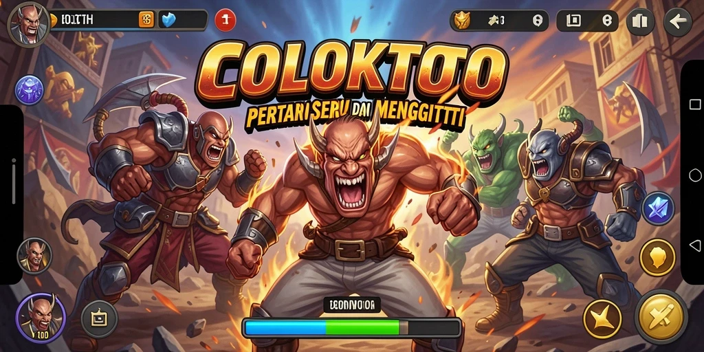 Tampilan aksi intens dalam COLOKTOTO yang menghibur.