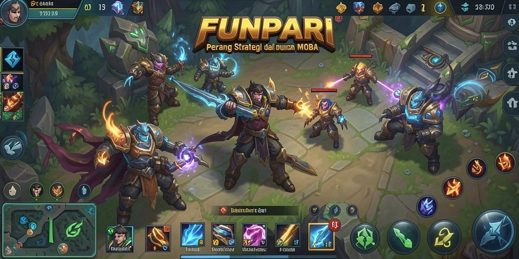 Tampilan menakjubkan dari gameplay seru di FUNPARI.