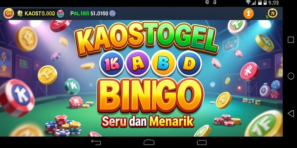 Tampilan gameplay KAOSTOGEL yang seru dan interaktif.