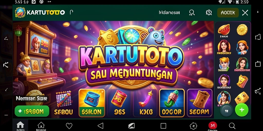 Tampilan menarik dari gameplay KARTUTOTO yang mengasyikkan.
