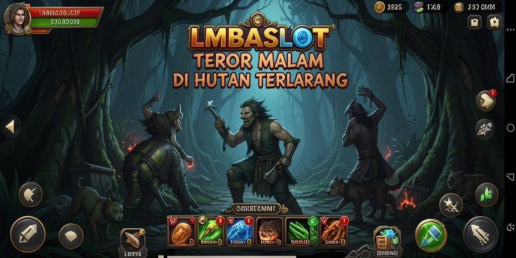 Gameplay LMBASLOT yang menegangkan dengan suasana Horror yang mencekam.
