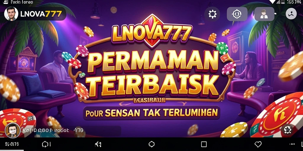 Screenshot LNOVA777 menampilkan gameplay kasino yang mendebarkan dan penuh warna.