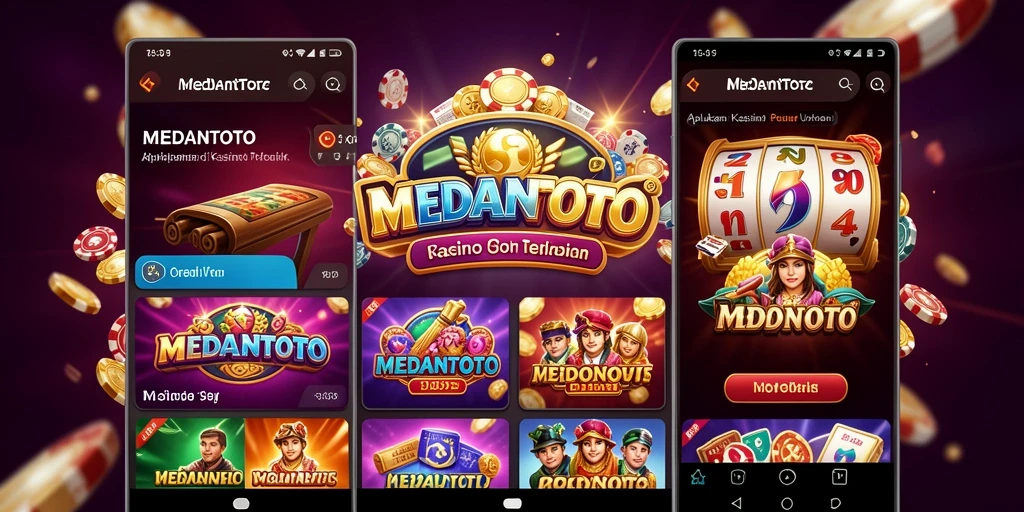 Screenshot gameplay MEDANTOTO menampilkan aksi seru di kasino.