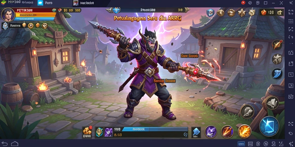 Tampilan gameplay PETIR388 yang menampilkan aksi pertempuran seru.