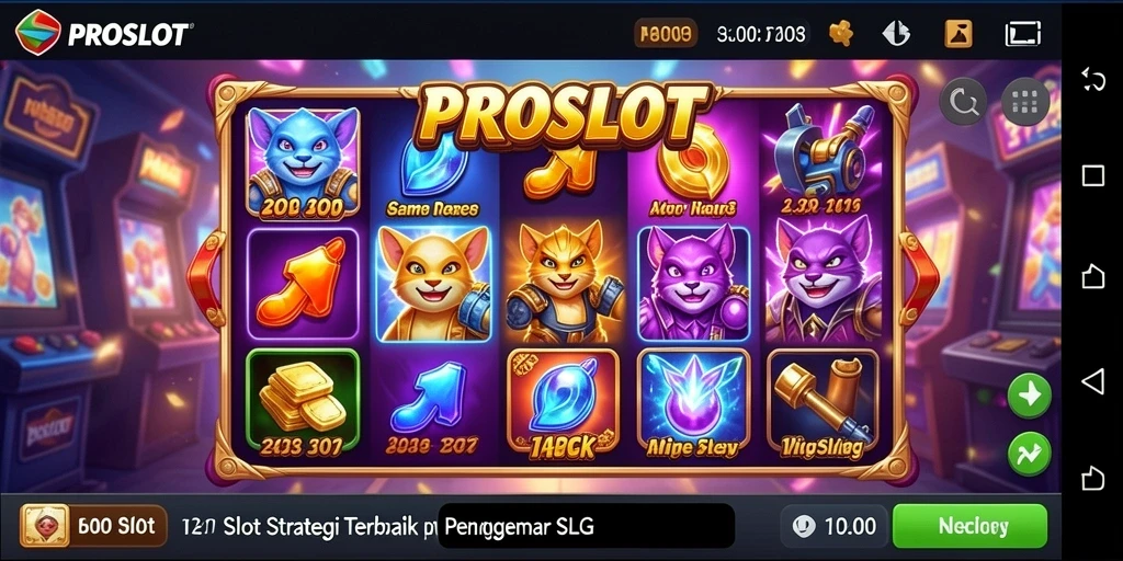 Tampilan menarik dari gameplay PROSLOT yang memukau.
