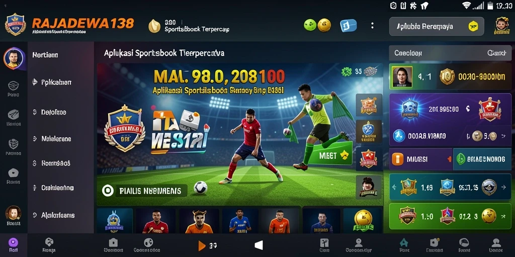 Tampilan screenshot dari gameplay menarik aplikasi Sportsbook.