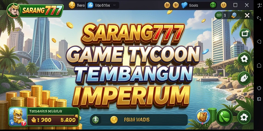 Gameplay menarik SARANG777 dengan berbagai usaha dan strategi bisnis.