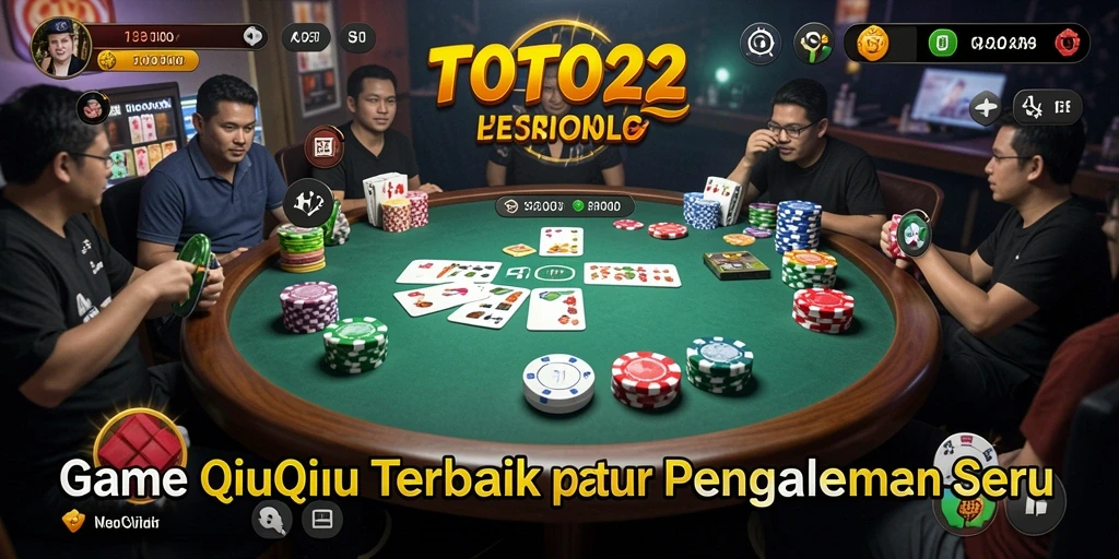 Tampilan gameplay seru dari TOTO22 saat bermain QiuQiu.